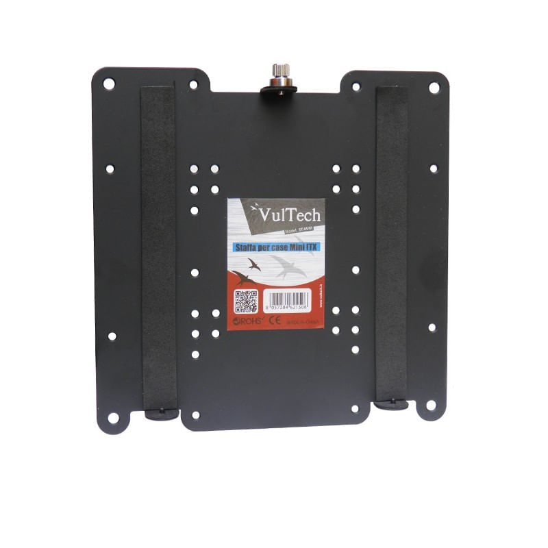 Vultech Staffa supporto Vultech ST-MINI da Monitor TV per Mini Case VESA 75x75mm Vultech ST-MINI Supporto TV a parete 61 cm (24") Nero