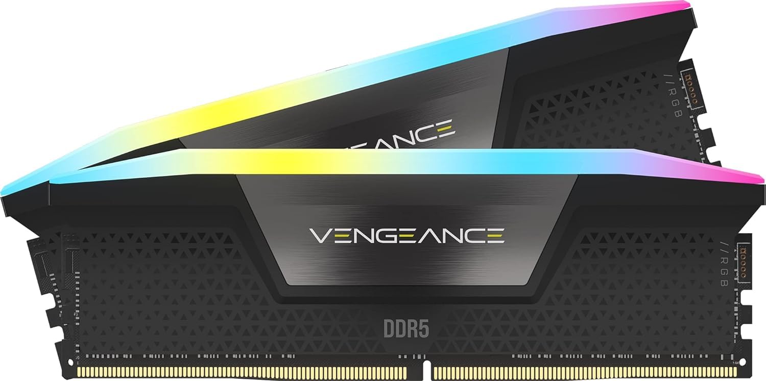 Corsair Vengeance RGB CMH32GX5M2X7200C34 memoria 32 GB 2 x 16 GB DDR5 7200 MHz Corsair Vengeance RGB CMH32GX5M2X7200C34 memoria 32 GB 2 x 16 GB DDR5