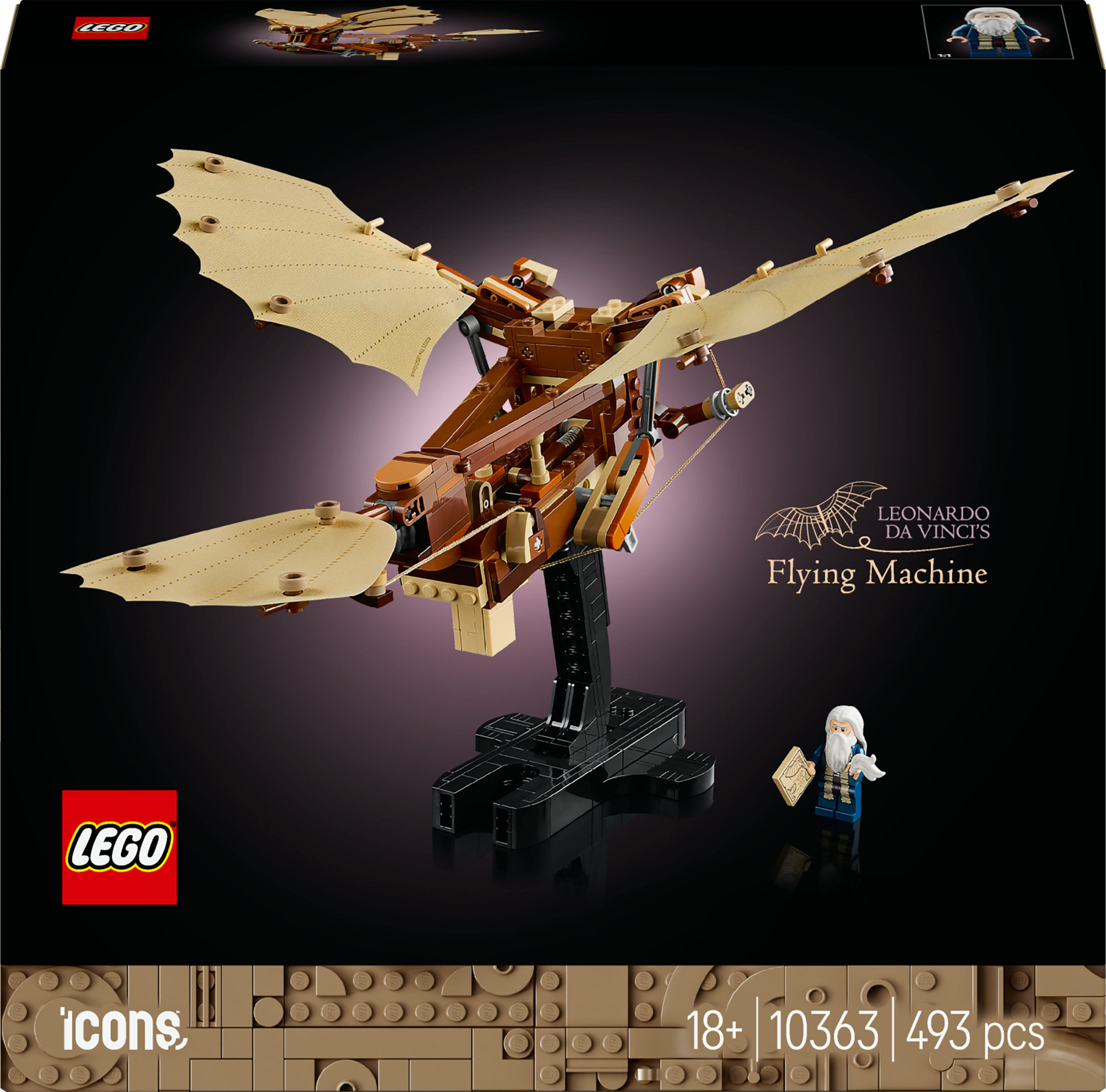 Lego Macchina volante di leonardo da vinci lego 10363 icons LEGO Macchina volante di Leonardo da Vinci