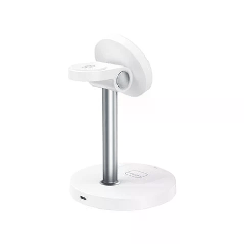 Caricabatterie wireless magnetico rapido XO CX038 - 15W - Supporto magnetico - Bianco