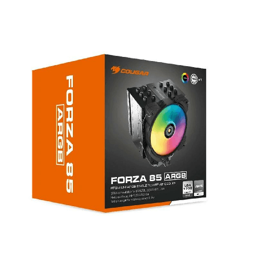 COUGAR Gaming Forza 85 Processore Raffreddatore d'aria Nero Cougar Ventola da Case Cougar Forza 85 12 cm