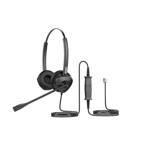 Fanvil HT302 cuffia e auricolare Cablato A Padiglione Ufficio USB tipo A Nero Fanvil Auricolari con Microfono Fanvil HT302 Nero