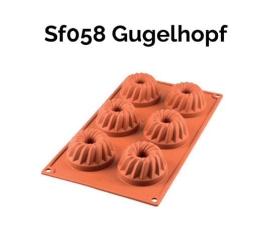 Silikomart Stampo in Silicone 6 Mini Ciambelle