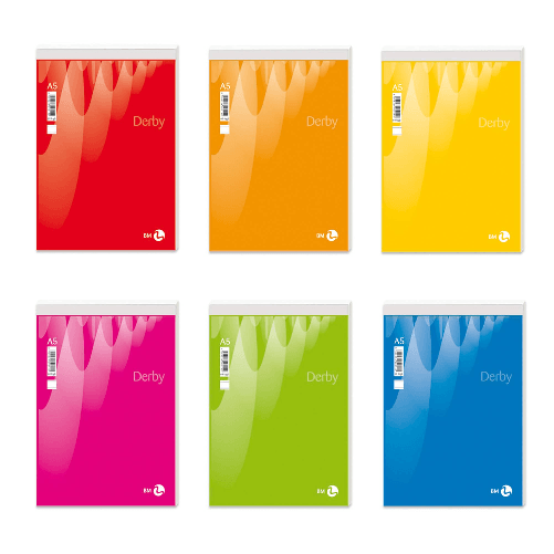 BM 10 Blocco note Derby bianco - A5 150 x 210mm - 60gr - 70 fogli BM