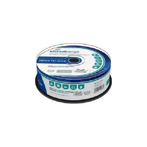 DVD+R DL 8.5 GB 8x 25 pieces printable