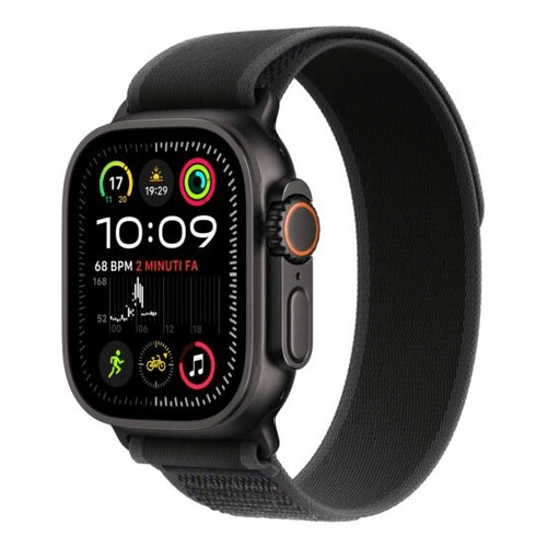 Apple watch ultra 2 gps + cellular cassa 49mm titanio nero con cinturino black trail loop - APMX4U3TY/A