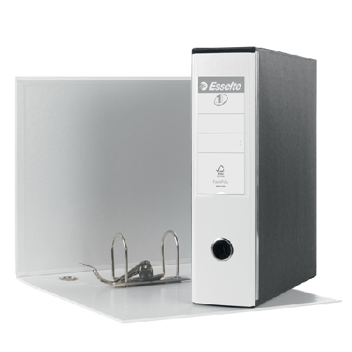 Esselte Registratore EUROFILE G53 bianco dorso 8cm f.to commerciale ESSELTE