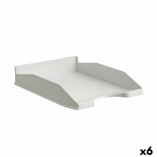 Vassoio Portadocumenti Archivo 2000 Grigio A4 Plastica (6 Unità)