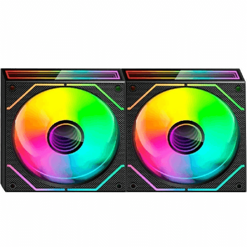 Mars Gaming MF3DPROX2R sistema di raffreddamento per computer Case per computer Ventilatore 12 cm Nero Mars Gaming Ventola per CPU Mars Gaming MF-3DPR