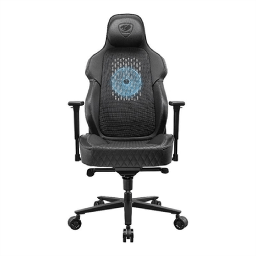 COUGAR CGR-ARP-BLB Sedia per gaming universale Seduta imbottita Nero, Arancione Cougar Sedia Gaming Cougar Nxsys Aero Nero