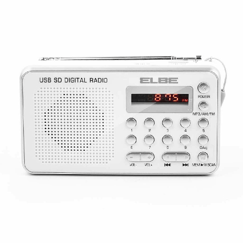 ELBE RF-49-USB radio Personale Digitale Bianco ELBE Radio ELBE