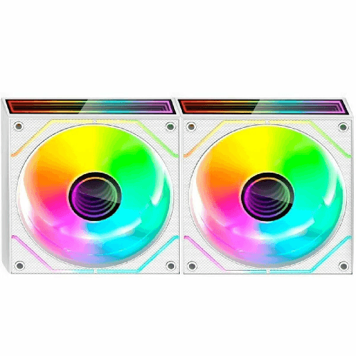 Mars Gaming MF3DPROX2RW sistema di raffreddamento per computer Case per computer Ventilatore 12 cm Bianco Mars Gaming Ventola per CPU Mars Gaming MF-3