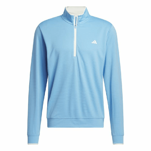 Felpa senza Cappuccio Adidas Lightweight Half-Zip Azzurro Acqua L