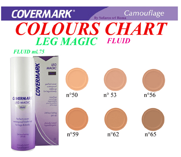 Covermark Leg Magic Fluid 75 ml. Colore 53