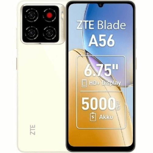 ZTE Blade A56 17,1 cm (6.75") Doppia SIM Android 15 4G USB tipo-C 4 GB 64 GB 5000 mAh Oro ZTE Smartphone ZTE P606F21-GD Unisoc 4 GB RAM 64 GB Dorato