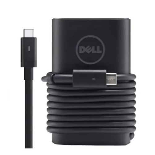 Dell adattatore ac usb-c 65w nero con cavo 1m per laptop e dispositivi usb-c