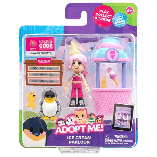 Rei toys adopt me set 2 personaggi gelataio deluxe multicolore am030200 6+ anni