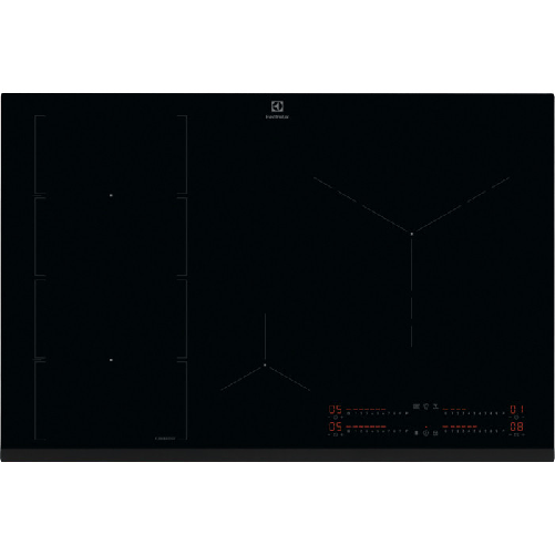 Electrolux piano cottura induzione serie 600 eiv85456 80cm 4 zone da incasso nero