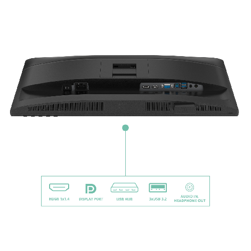 AOC 24P4U Monitor PC 60,5 cm (23.8") 1920 x 1080 Pixel Full HD Nero Aoc 24P4U Monitor Pc 23.8'' Full Hd Nero