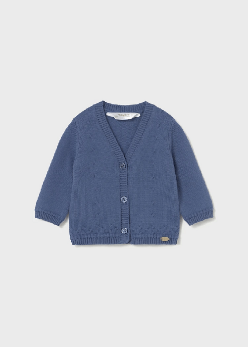 CARDIGAN MAGLIONE NEONATO MAYORAL 2338 02338 COTONE BLU ORIGINALE AI 2026 12 mesi Blu CARDIGAN MAGLIONE NEONATO MAYORAL 2338 02338 COTONE BLU ORIGINAL
