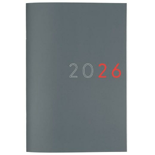 Agenda mensile Finocam Grigio Carta 16,5 x 24 cm