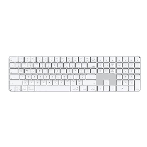 Apple Magic tastiera Universale USB + Bluetooth QWERTZ Tedesco Bianco Apple tastiera mxk73d/a / magic keyboard/touchid/numeric bianco