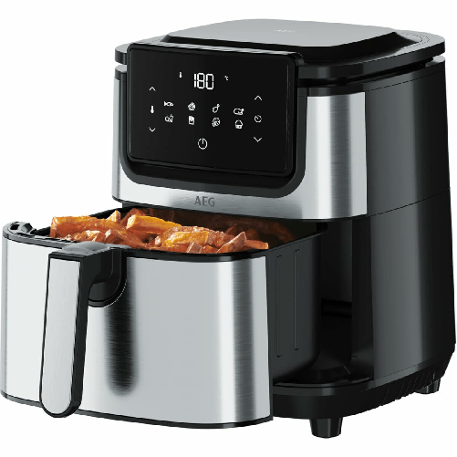 Aeg Electrolux AEG AF6-1-4ST Singolo 3,5 L Indipendente 1500 W Friggitrice ad aria calda Nero, Acciaio inox AEG Friggitrice ad Aria AEG AF6-1-4ST Nero