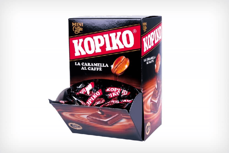 senza marca KOPIKO CARAMELLE AL CAFFE' IN MARSUPIO da 800gr (200PZ)