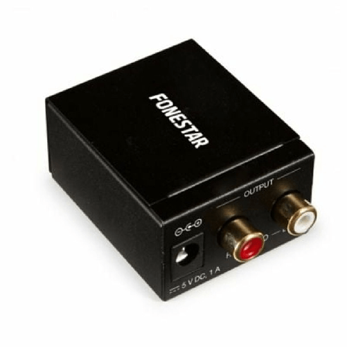 Fonestar FO-37DA convertitore audio Nero FONESTAR Convertitore Audio FONESTAR FO-37DA