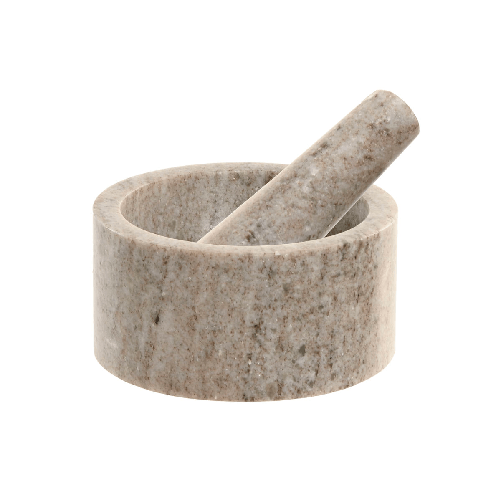 Mortaio da cucina Home ESPRIT Marmo 12,5 x 12,5 x 7,5 cm
