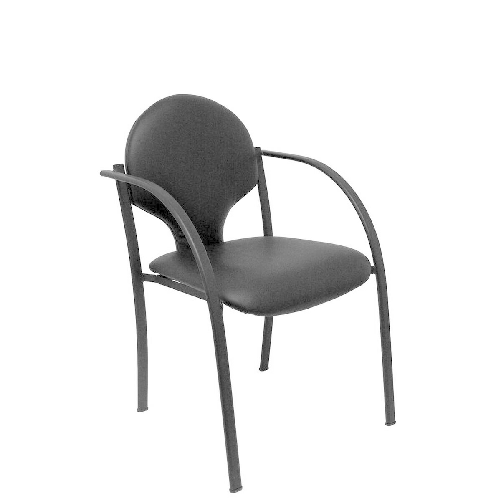 Pyc PIQUERAS Y CRESPO PACK220NSPNE sedia per sala d'attesa Sedia tappezzata Schienale tappezzato PYC Sedia per Reception Hellin PYC PACK220NSPNE Nero