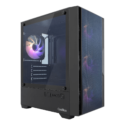 CoolBox Case computer desktop ATX CoolBox COO-CHA-GM220B-0 Nero