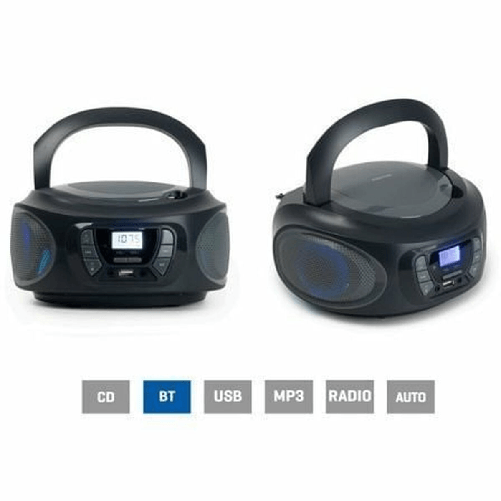 Fonestar BOOM-ONE-G lettore CD Lettore CD portatile Grigio FONESTAR Radio CD Bluetooth MP3 FONESTAR BOOM-ONE-G