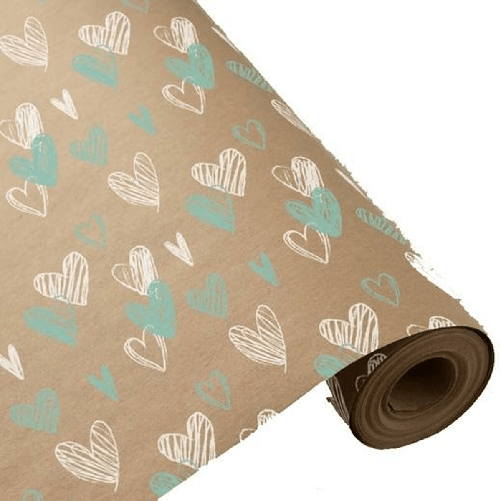 Carta Regalo Wonder Wrapper Rotolo 70 m Cuori