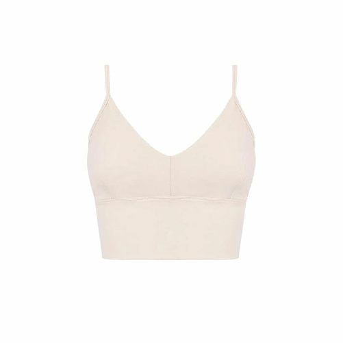 Top Sportivo Donna Black Limba Furina Crema