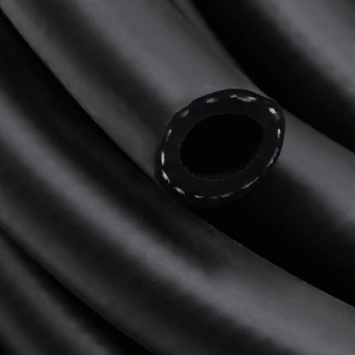 vidaXL Tubo Aria Ibrido Nero0,6" 5 m in Gomma e PVC
