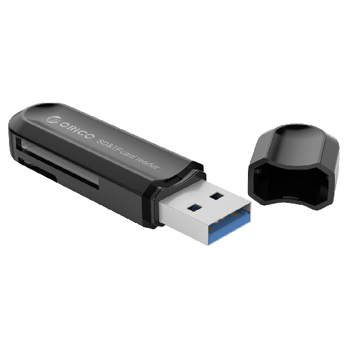 Orico lettore micro sd usb 3.0 5gbps fino a 2tb nero lettura scrittura simultanea