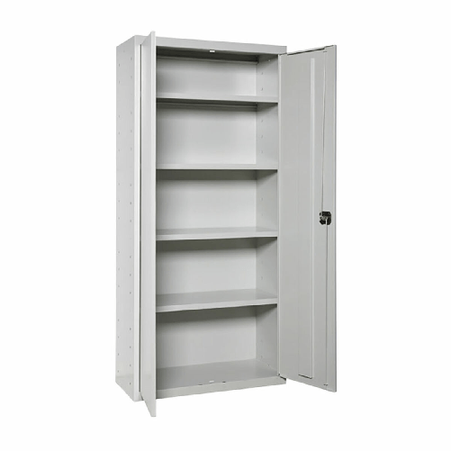Armadio Simon Rack Grigio Metallo 80 x 40 x 180 cm