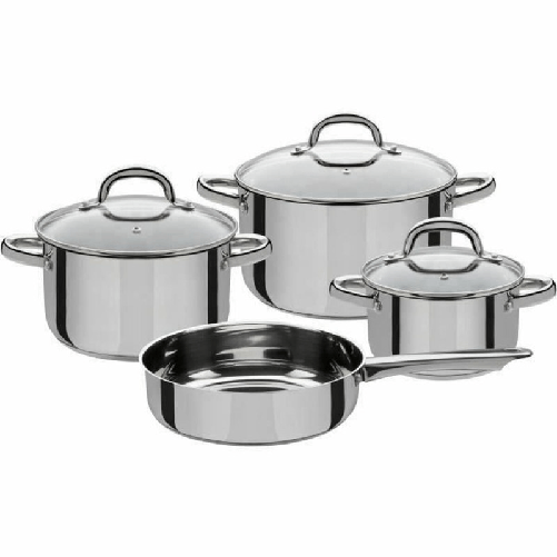 Batteria da Cucina GSW Acciaio 4 Pezzi (7 Unità)