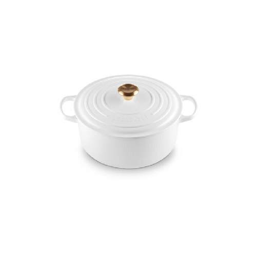 CASSERUOLA TONDA GHISA 24cm Evolution White Gold COCOTTE