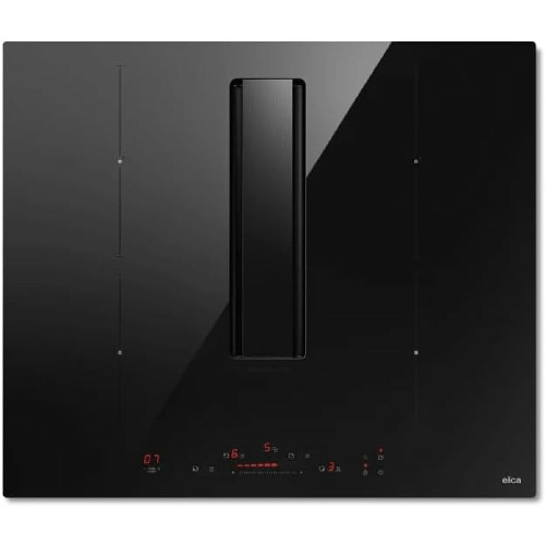 Elica NikolaTesla Alpha B BL/A/60 Nero Da incasso 60 cm Piano cottura a induzione 4 Fornello(i) Cappa da incasso Elica Piano Cottura ad Induzione Elic