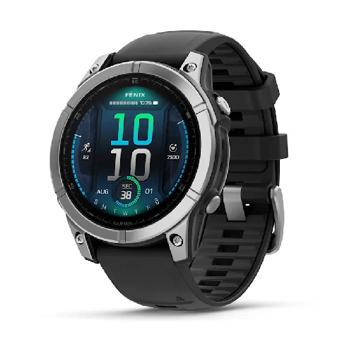 Garmin Fenix E 3,3 cm (1.3") AMOLED 47 mm Digitale 416 x 416 Pixel Touch screen Acciaio inox Wi-Fi GPS (satellitare) Garmin fenix e orologio sportivo