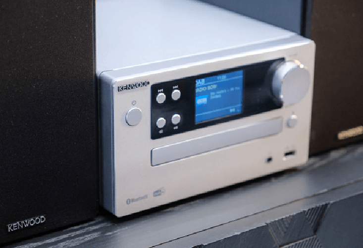 Kenwood Electronics Kenwood AS-60BT-A Altoparlante Bluetooth Portatile 5W Blu Kenwood m-725dab-s micro hi-fi dab+ con bluetooth, cd, usb, display a co