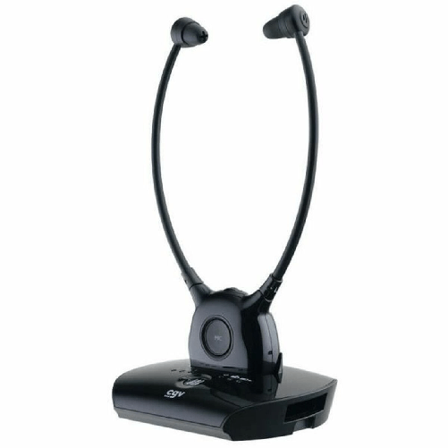 CGV Dolfin Onyx Auricolare Wireless Stetoscopiche TV Nero CGV Auricolari CGV DOLFIN ONYX Nero