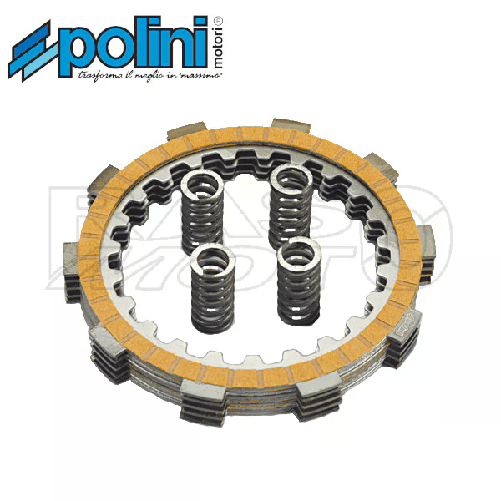 Polini 230.0011 Serie Dischi Frizione Motori MINARELLI AM6 - APRILIA - BETA - FANTIC - HM - MBK - MALAGUTI - PEUGEOT -RIEJU - SHERCO - VENT - YAMAHA