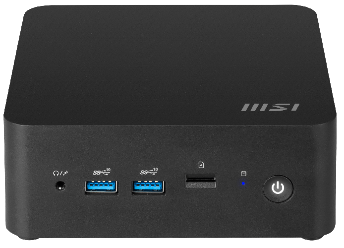 MSI CUBI NUC 1MG-238BEU barebone per PC/stazione di lavoro 0.84L sized PC Nero 120U Intel SoC Msi cubi nuc 1mg-238beu mini pc barebone nero intel 120u