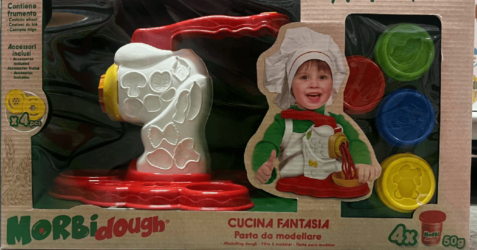 MORBIDO MACCHINA DELLA PASTA CON 4 VASETTI