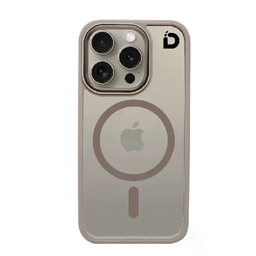 Idude Cover Tank Magsafe Young Iphone 16 Pro Titanio Naturale