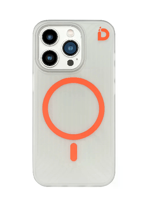 Idude Cover Tank Magsafe Neon Iphone 16 Pro Arancione