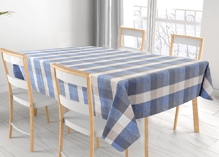 Tovaglia Per Salotto Cucina Tavolo 100% Cotone Made In Italy Country RP